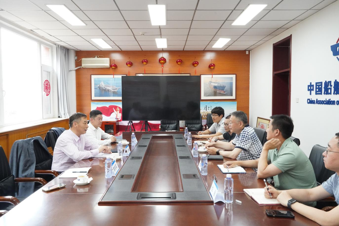 中國船東協會常務副會長劉上海一行走訪中國船舶工業…